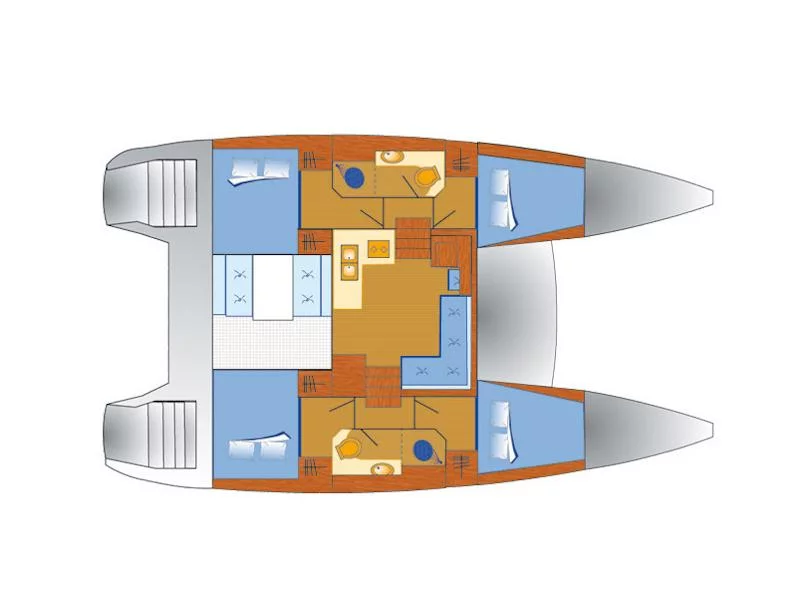 Lagoon 39 (Randy Dandy-O) Plan image - 1