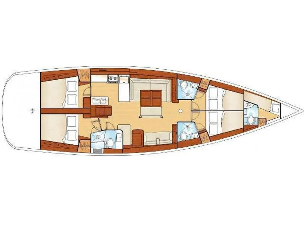 Oceanis 54 (Angelina) Plan image - 14