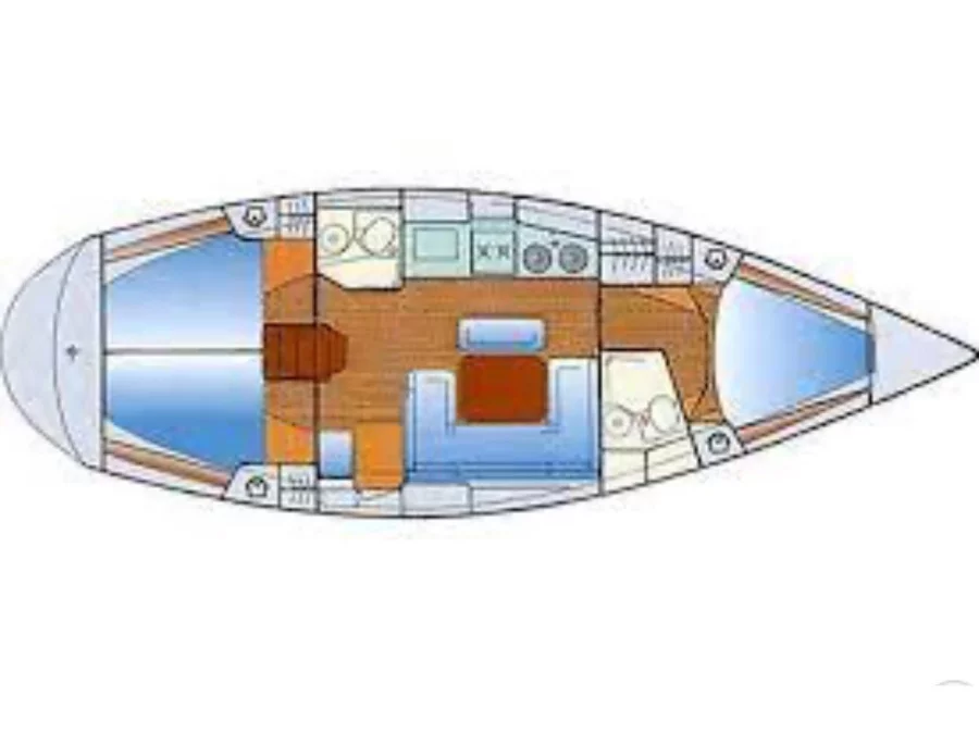 Bavaria 38 Cruiser (Limnos) Plan image - 3