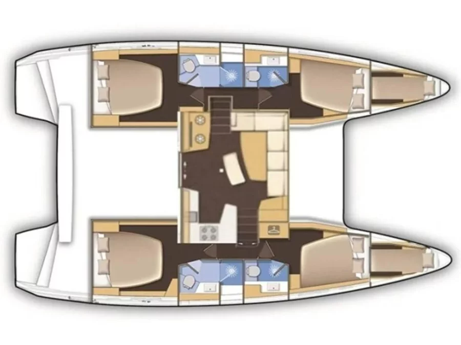 Lagoon 46 (Hydra XV) Plan image - 1