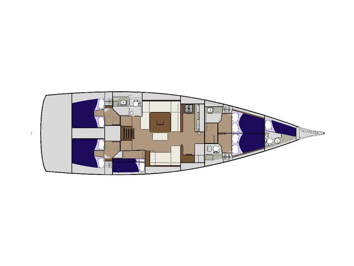 Dufour 56 (BAZILIO) Plan image - 11