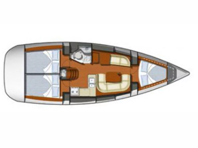 Sun Odyssey 36i (El Greco) Plan image - 1