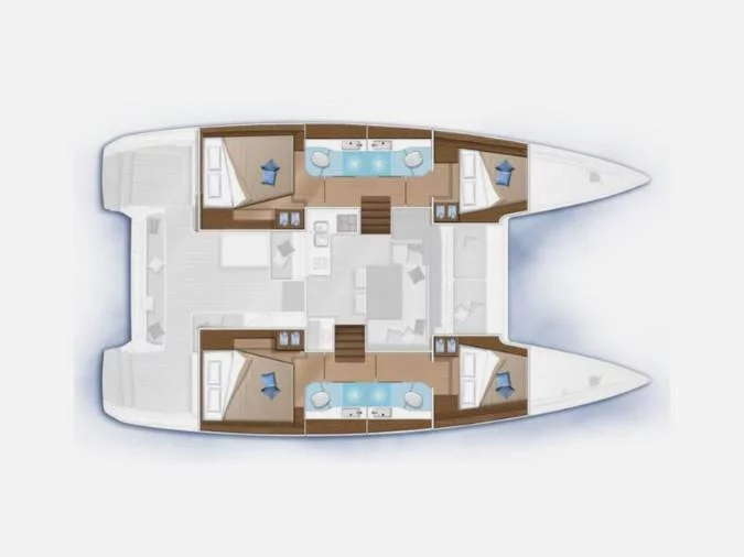 Lagoon 40 (Mary Grace) Plan image - 8