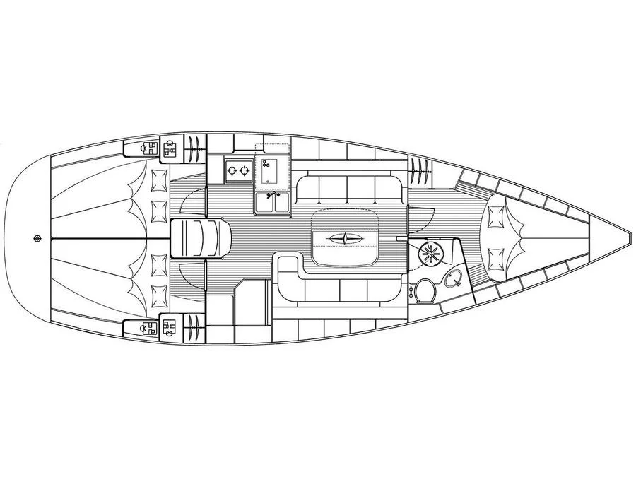 Bavaria Cruiser 37_2017 (SY_2038) Plan image - 1