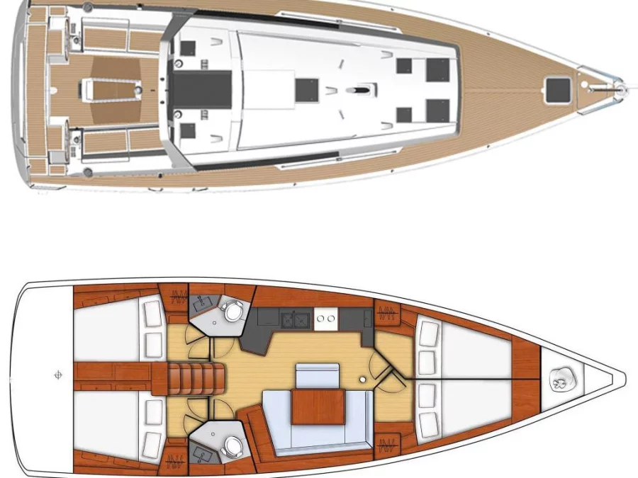 Oceanis 45 (Gloria) Plan image - 19