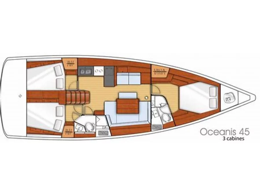 Oceanis 45 (Moonshine) Plan image - 14