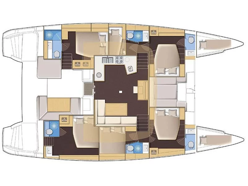 Lagoon 52F (AKANA) Plan image - 14