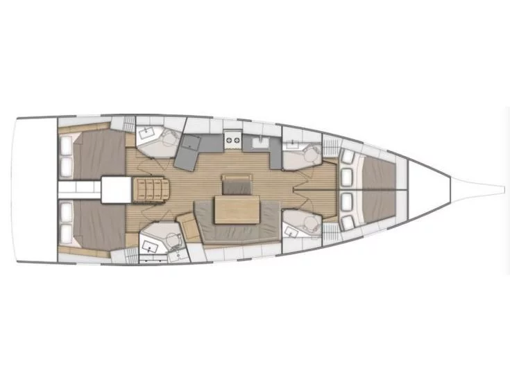 Dufour 460 (Despoina) Plan image - 9