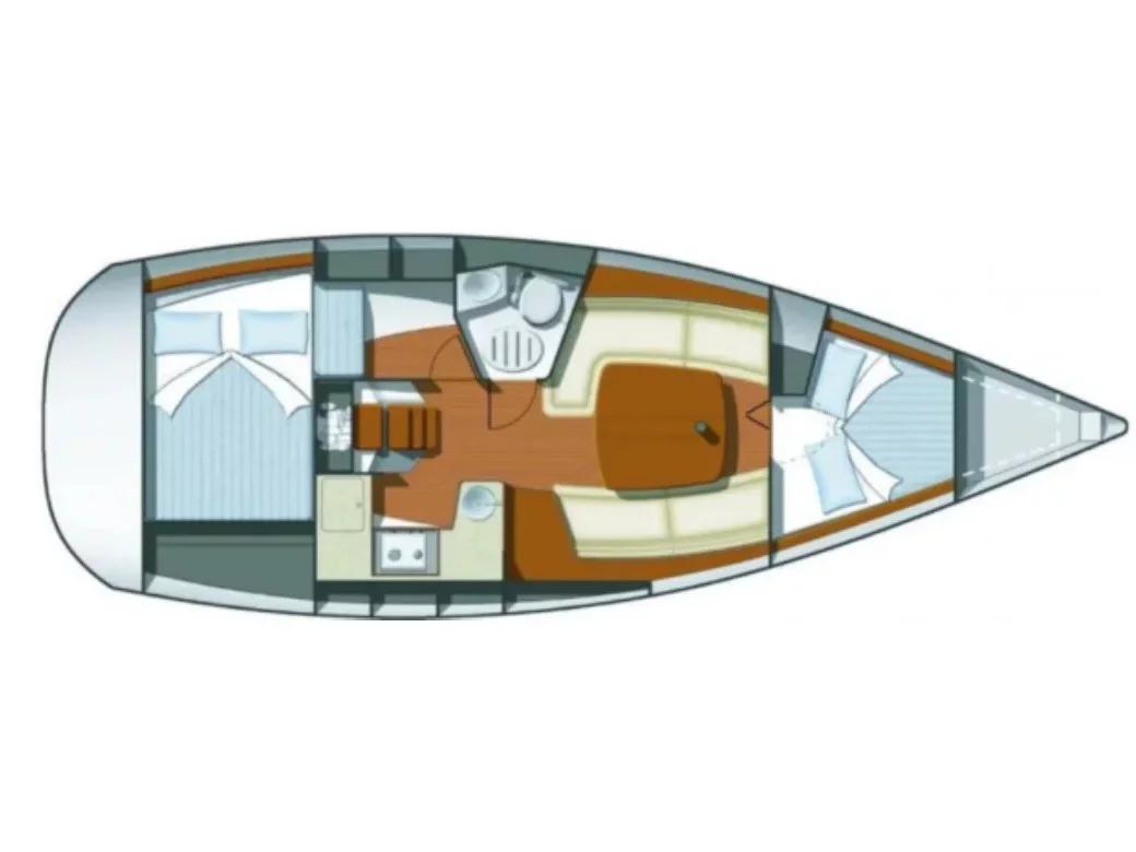Sun Odyssey 32i (PTE) (Jami 3) Plan image - 12