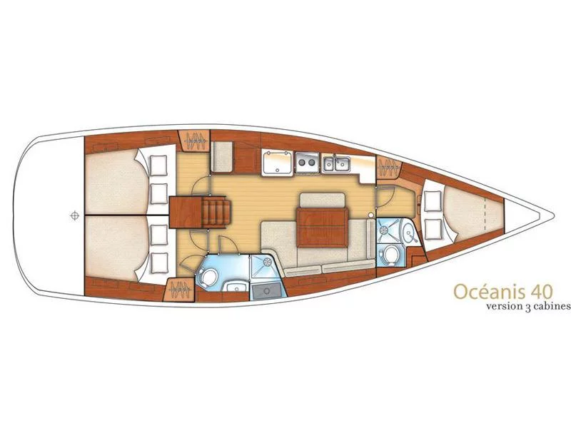 Oceanis 40 (Tizef) Plan image - 6