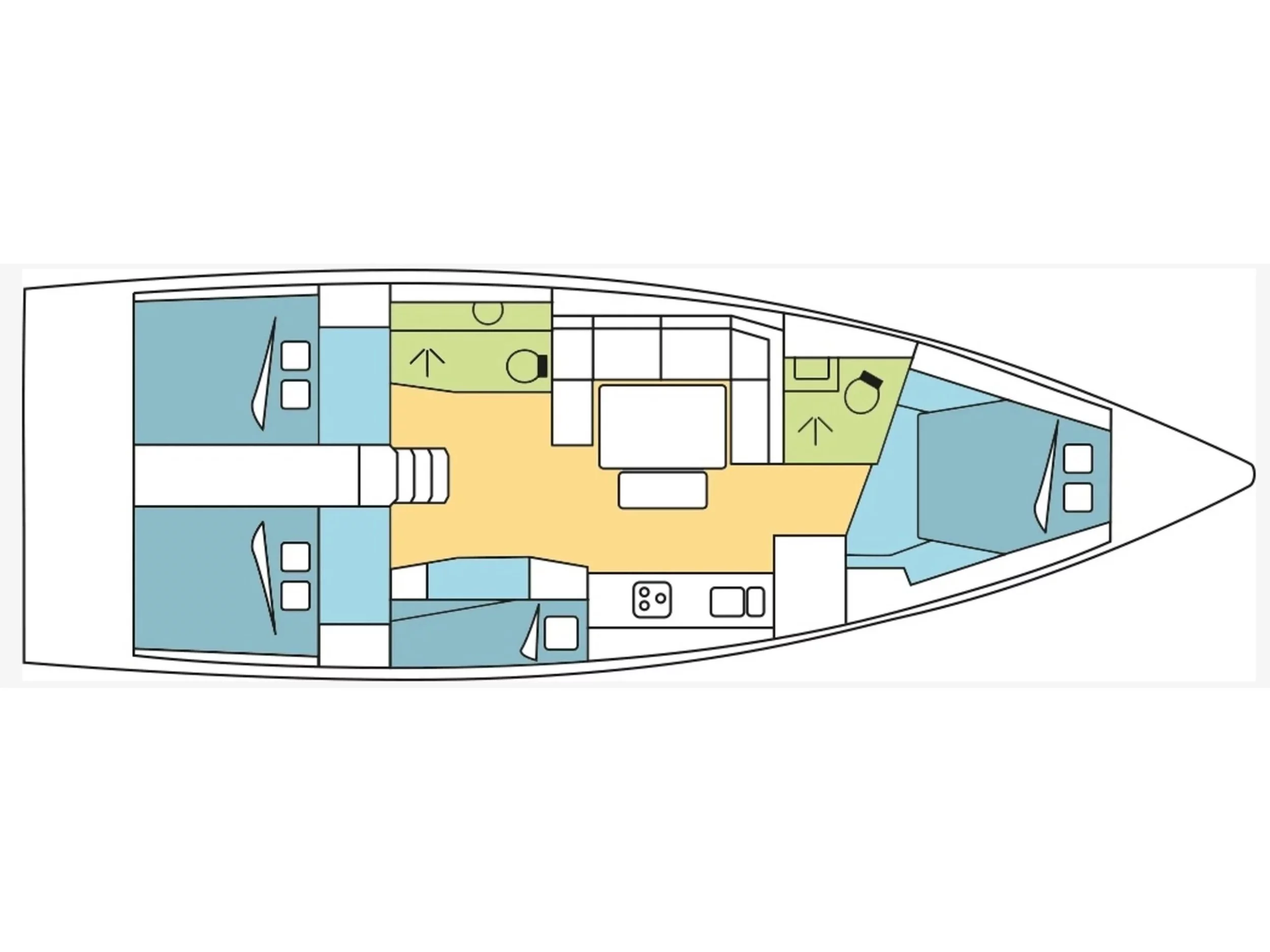 Dufour 430 (Ocean Wisper) Plan image - 14