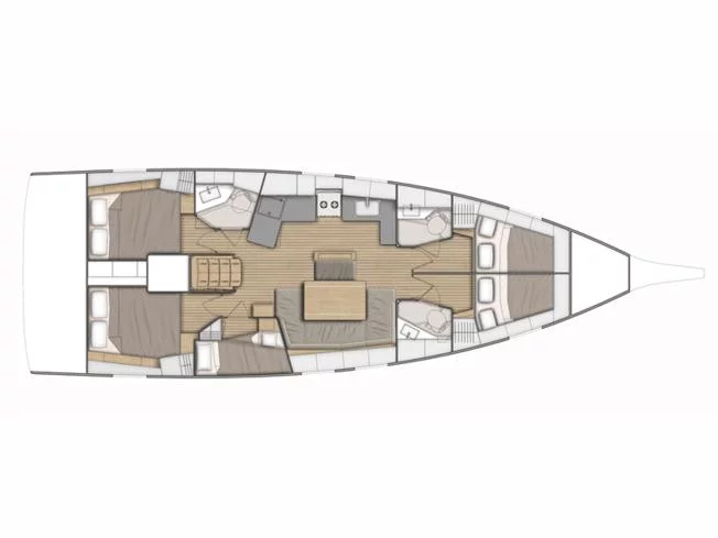 Oceanis 46.1 (ILIA) Plan image - 2