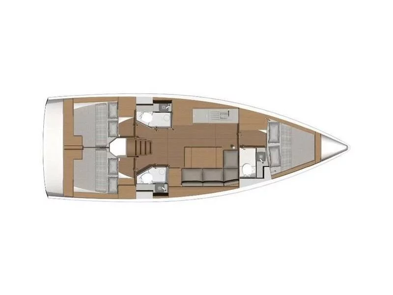 Dufour 390 Grand Large (INO) Plan image - 3