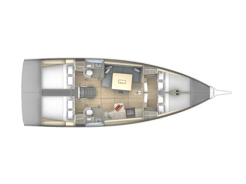 Dufour 41 (Wild Rose) Plan image - 12