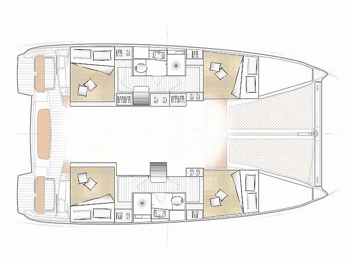 Excess 11 4cabins (SAVAGE) Plan image - 1
