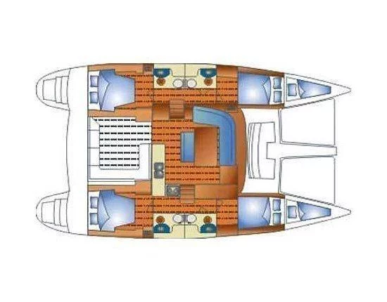 Lagoon 440 (Kit Kat) Plan image - 14