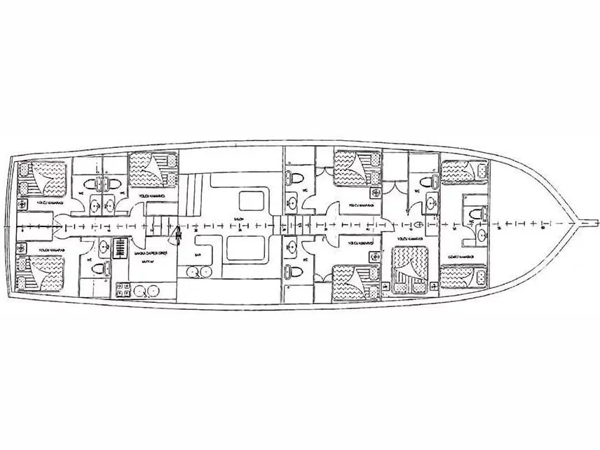 Gulet Vivere (Vivere) Plan image - 8