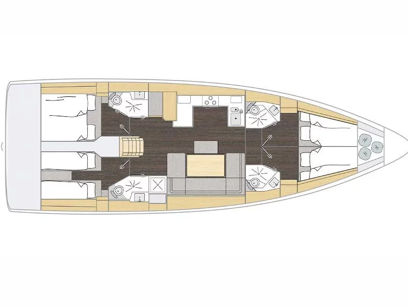 Bavaria C46 (Sabina) Plan image - 1