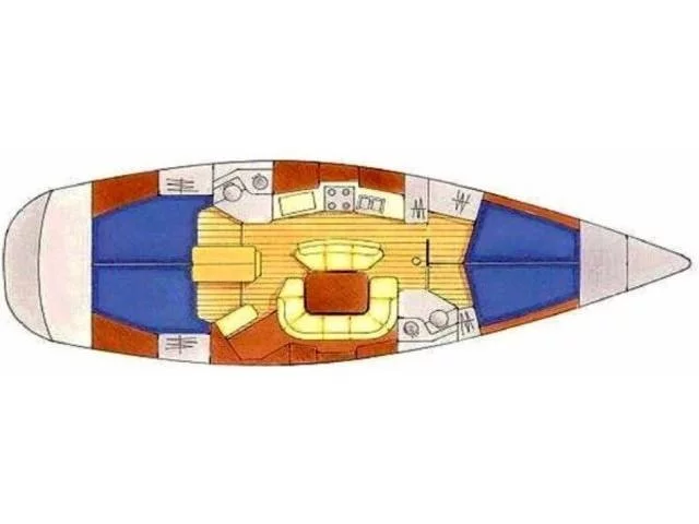 Sun Odyssey 45.2 (Rapsodia) Plan image - 1