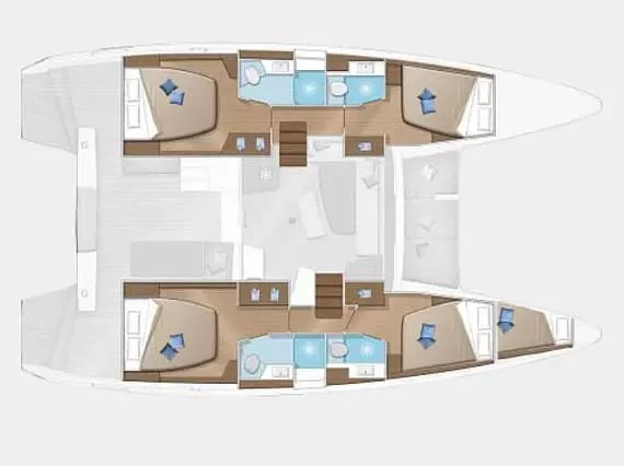Lagoon 42 (ALIZE) Plan image - 1