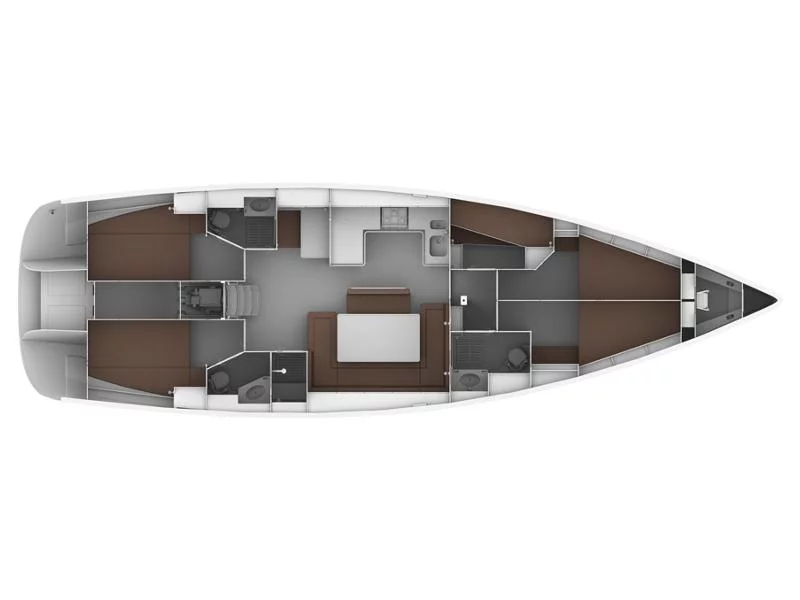 Bavaria Cruiser 50 (Aladar - Solar Panel) Plan image - 1