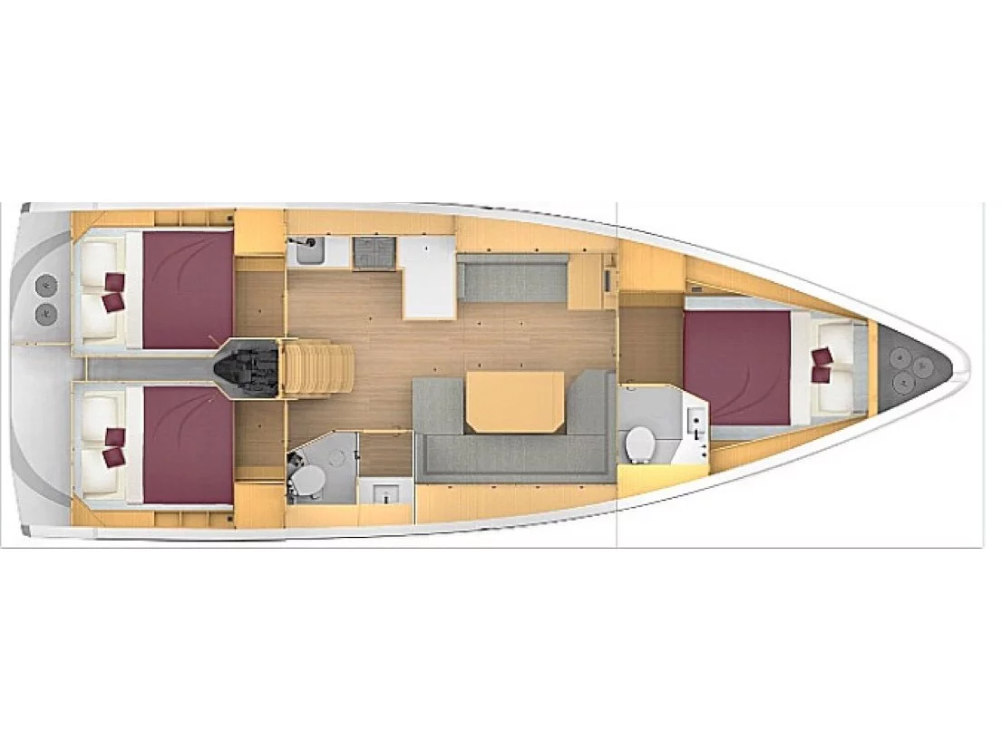 Bavaria C42 (Maia) Plan image - 4