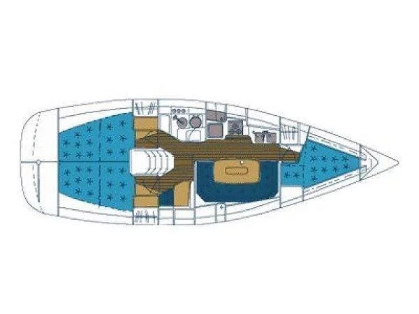 Elan 36 (Maja-sails 2016) Plan image - 2