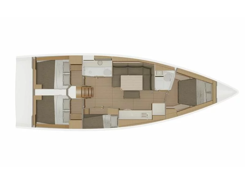 Dufour 430 Grand Large (Levan) Plan image - 5
