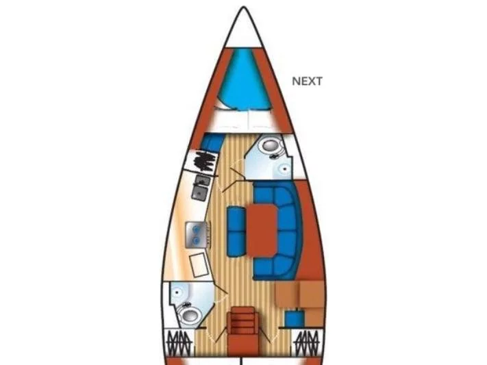 Sun Odyssey 37.1 (Calma) Plan image - 5