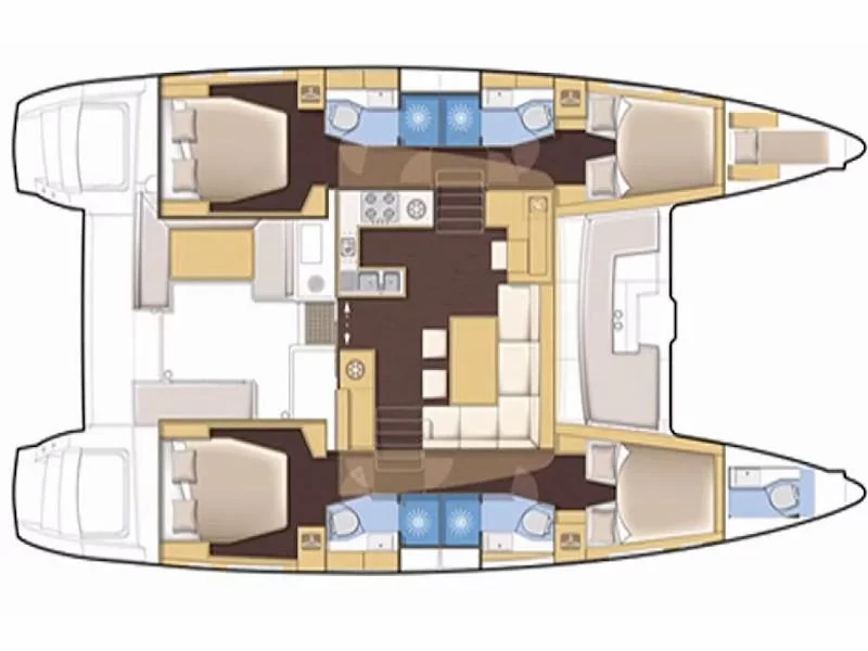 Lagoon 450 Fly (BUENA SUERTE) Plan image - 26