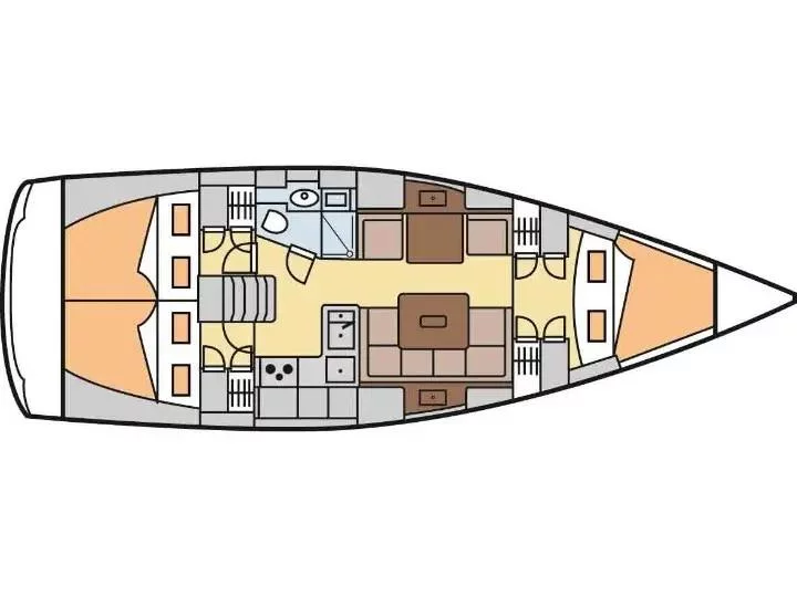 Hanse 375 (Baba Yaga) Plan image - 3