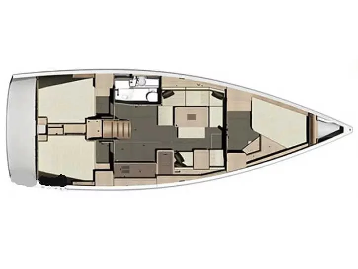 Dufour 410 Grand Large (Julia) Plan image - 14