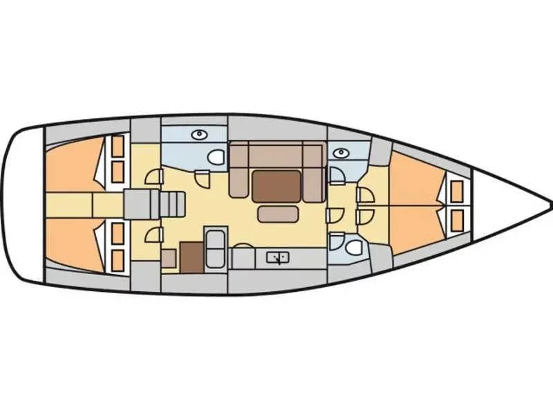 Dufour 500 Grand Large (Maestro) Plan image - 18