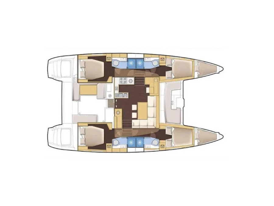 Lagoon 450 Fly (Diva) Plan image - 9
