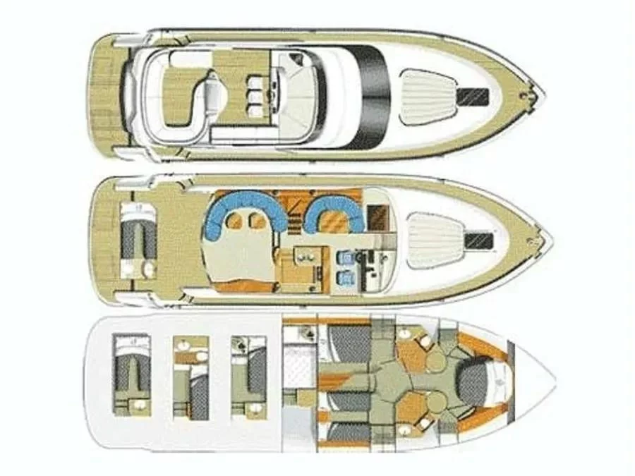 Fairline Squadron 55 (Efe Bey E) Plan image - 9
