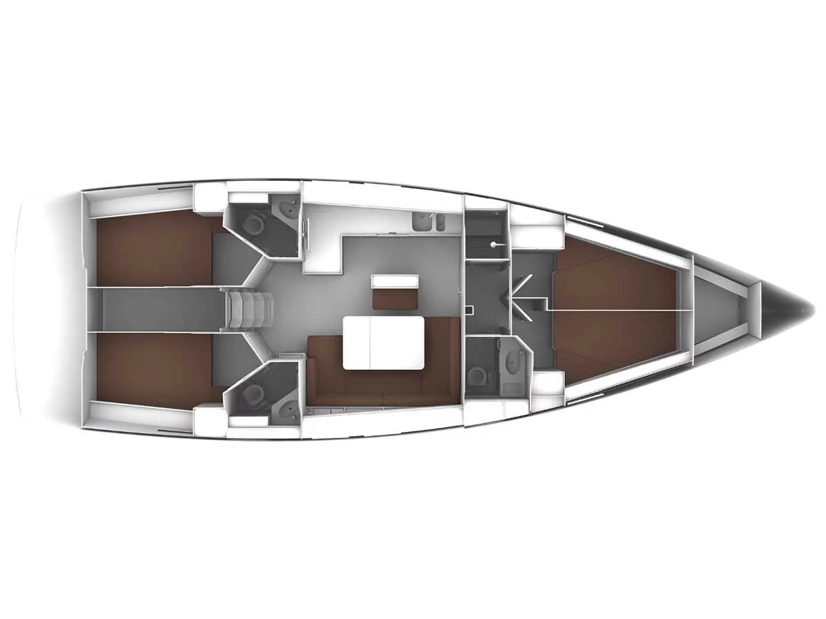 Bavaria Cruiser 46 (Sail la Vie) Plan image - 11