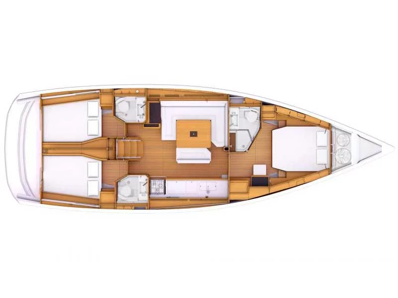 Sun Odyssey 479 (Lucky Rain) Plan image - 5