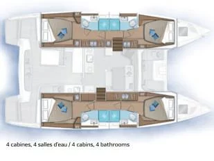 Lagoon 46 (PEACHES) Plan image - 6