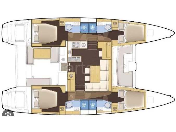 Lagoon 450 Fly (Joy) Plan image - 2