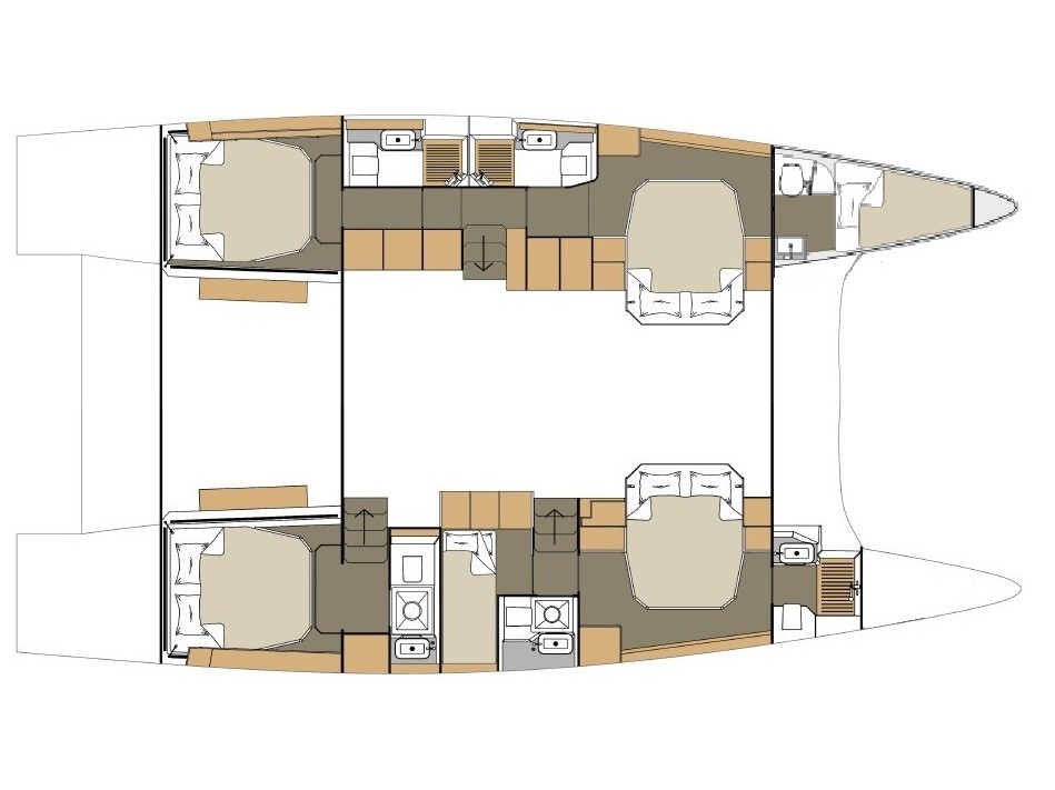 Photo #18 - Dufour 48 Catamaran (CAT) en Primosten - 22045