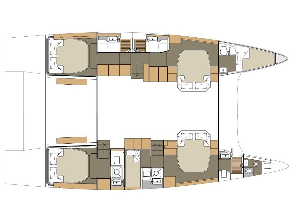 Photo #8 - Dufour 48 Catamaran (CLO) in Primosten - 21808