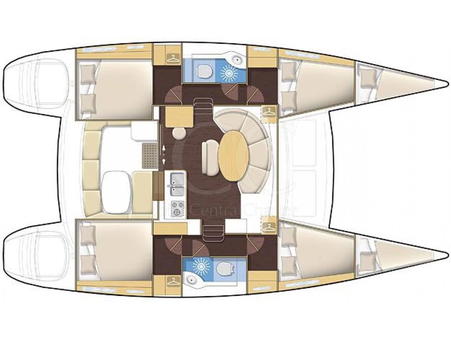 Lagoon 380 (Bilbilis) Plan image - 4