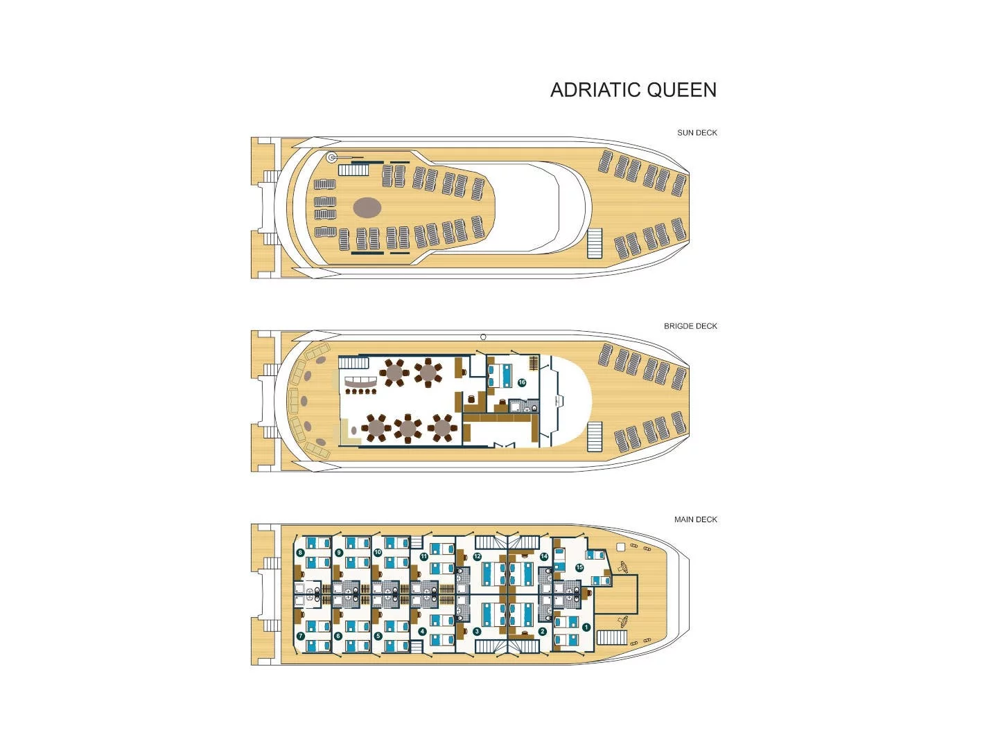 Adriatic Queen (MB Adriatic Queen) Plan image - 15