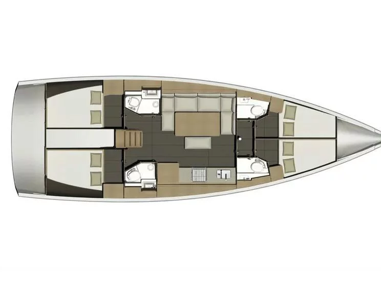 Dufour 460 Grand Large (Carpe Diem) Plan image - 6