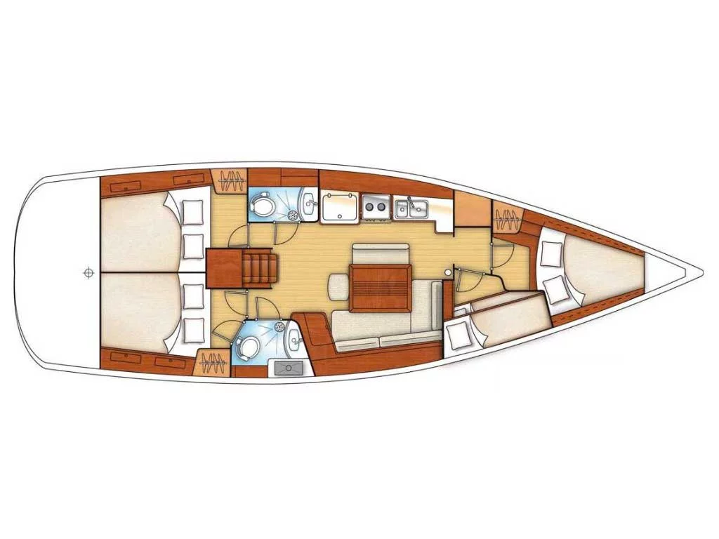 Oceanis 43 (Onar) Plan image - 7
