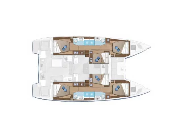 Lagoon 50 (Ocean Mist) Plan image - 11