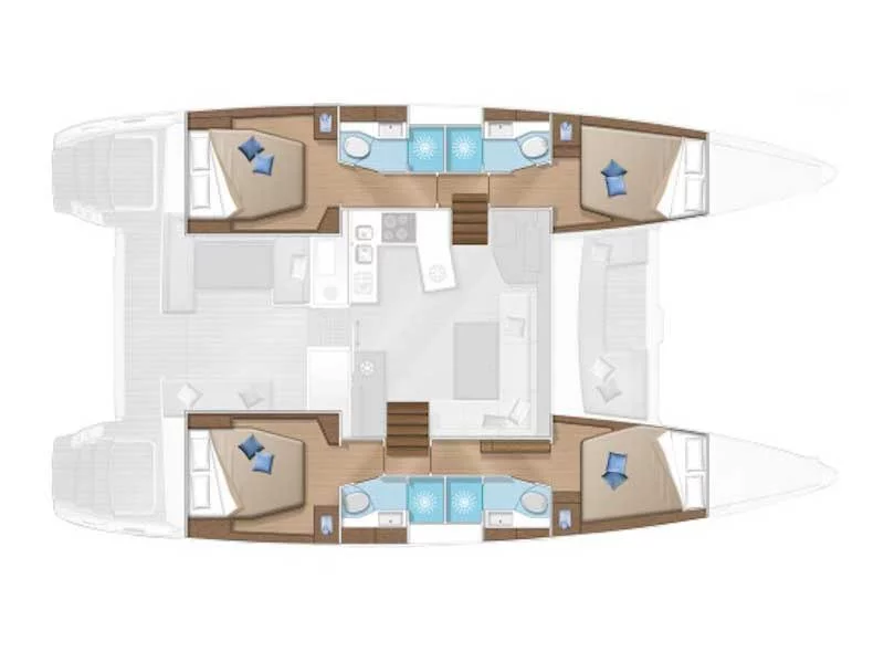 Lagoon 450 (Tide Born) Plan image - 1
