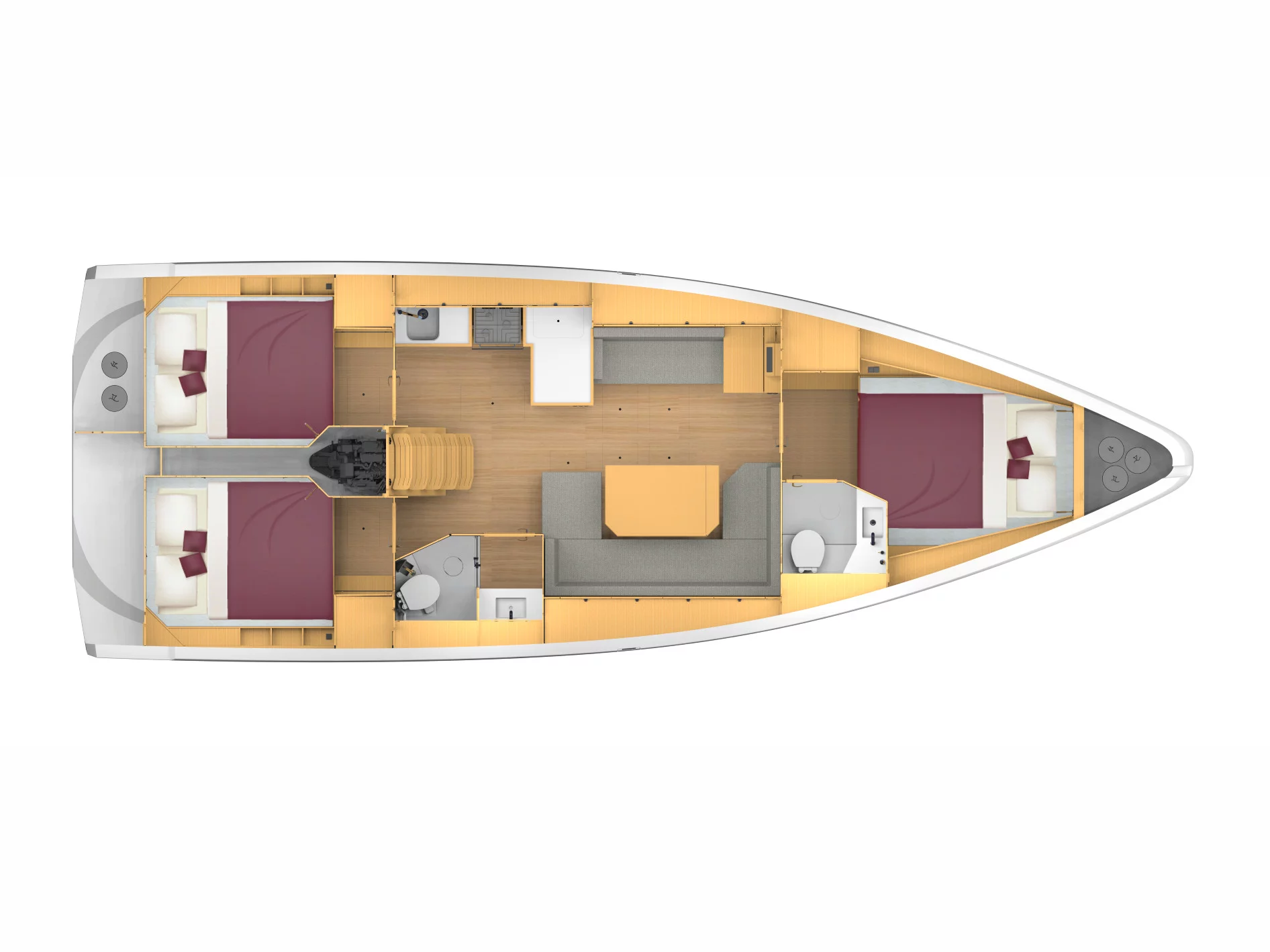 Bavaria C42 (CHRISTOS) Plan image - 12