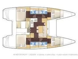 Lagoon 40 (Senza Meta ( and )) Plan image - 5