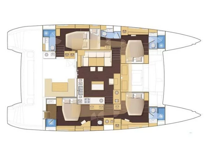 Lagoon 560 S2 FULL EQUIPE LUXE (Baltsar) Plan image - 15